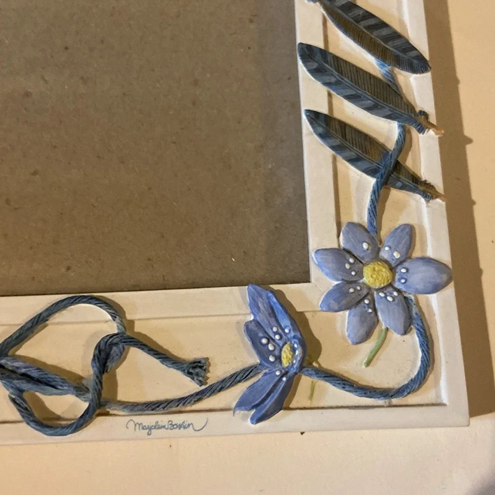 3D Picture Frame With Blue Birds